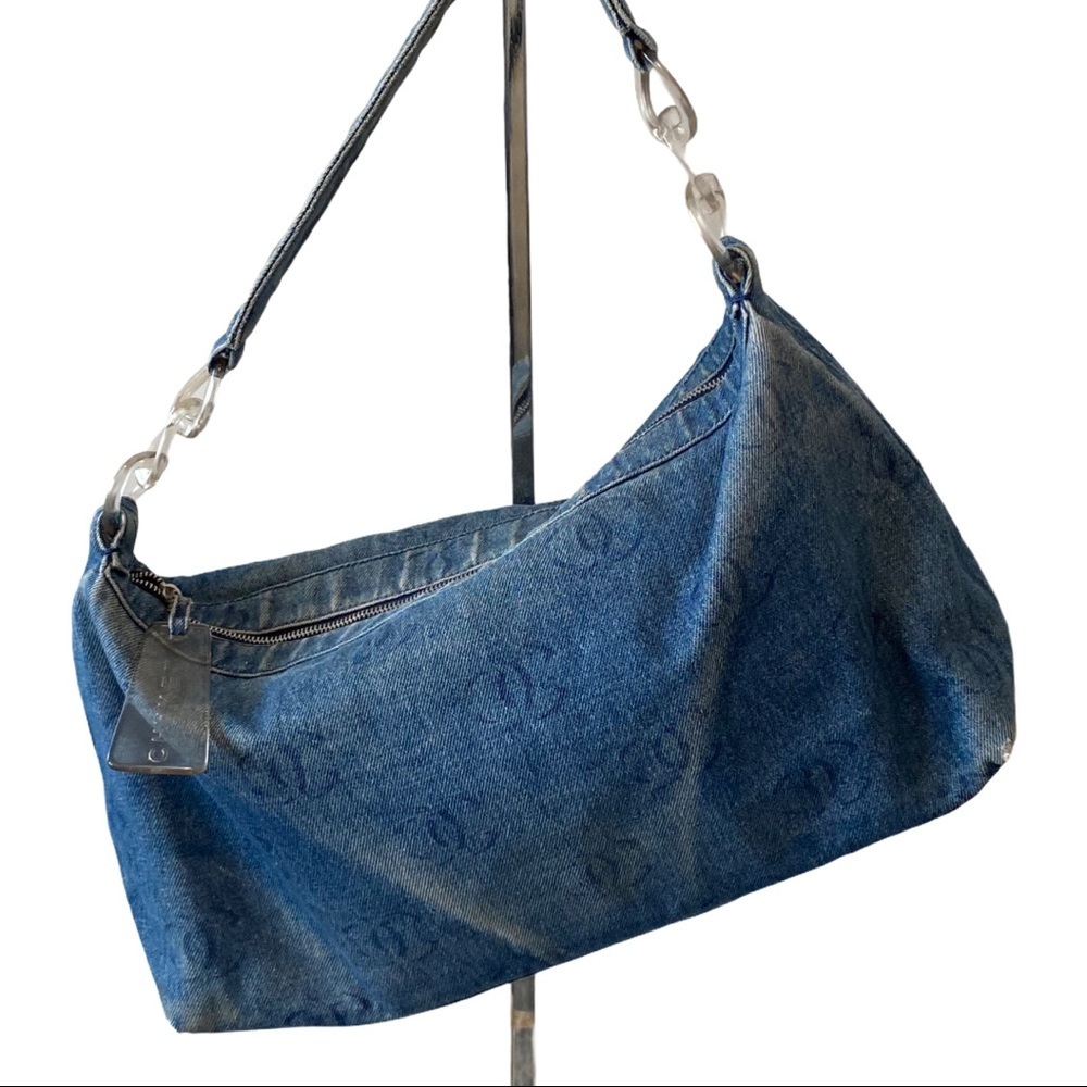 CHANEL denim CC shoulder bag - Picture 5 of 9